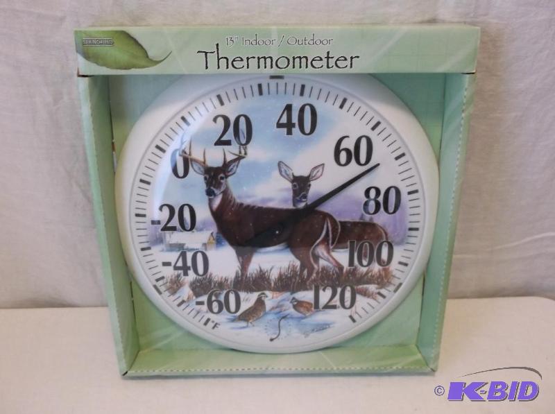 IndoorOutdoor thermometer appears like new i...