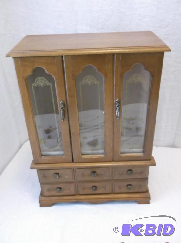 Large dresser jewelry box measuring 12 12&qu...