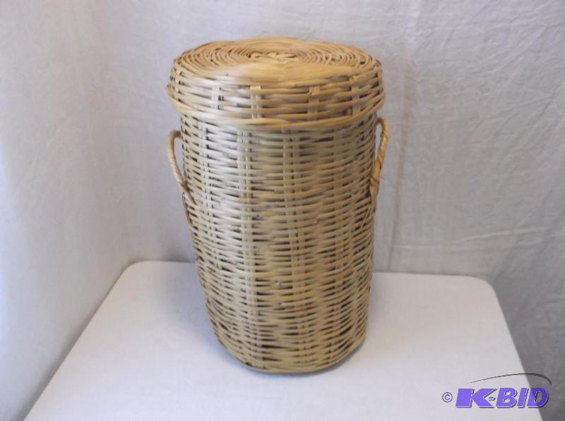 Large wicker basket measuring 12&quot Dia. x...