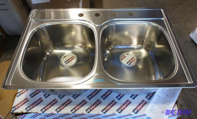 New Franke Stainless Steel Double Sink Dimens...