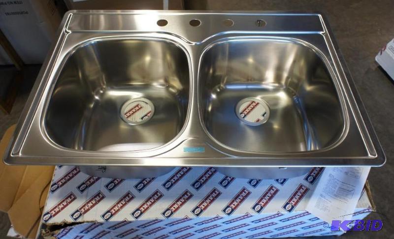 New Franke Stainless Steel Double Sink Dimens...