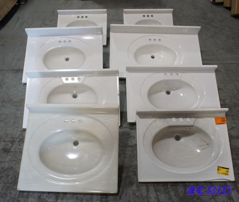 Large Lot of Vanity sinks (8) total. Variety ...