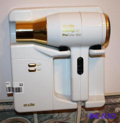 lot 12 image: Andis Pro Turbo 1600 hair dryer, works...