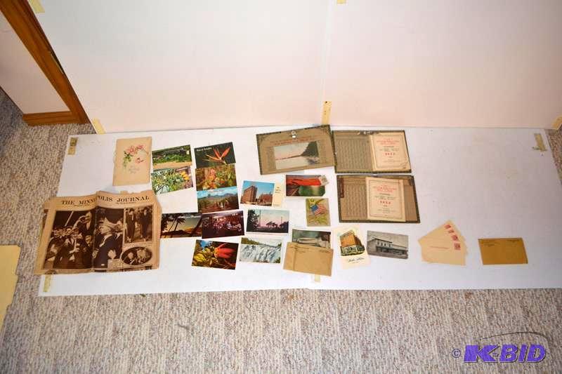 lot 161 image: Miscellaneous Vintage papers, 1923 Minneapoli...
