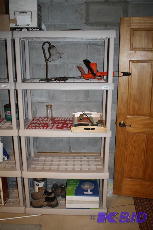 lot 163 image: Rubber Shelving Only. Contents being offered ...