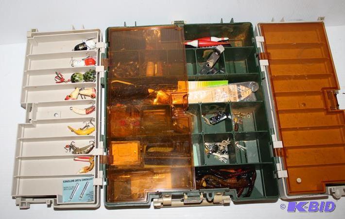 lot 190 image: HEDDON LURE, Fishing Plano&nbsptackle box wi...