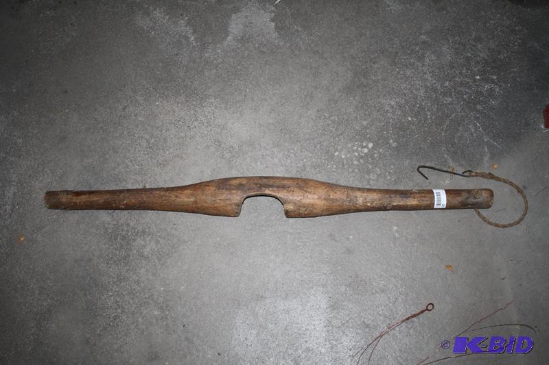 lot 227 image: Antique wooden yoke 36" long...