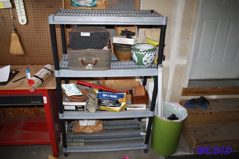 lot 265 image: plastic shelf 18x36x57", does not includ...