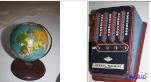 lot 27 image: Small tin world globe pre 1940  Tin Snips  ...