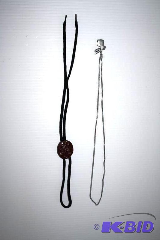 lot 34 image: Native American Bolo Western Tie Bunny Tennes...