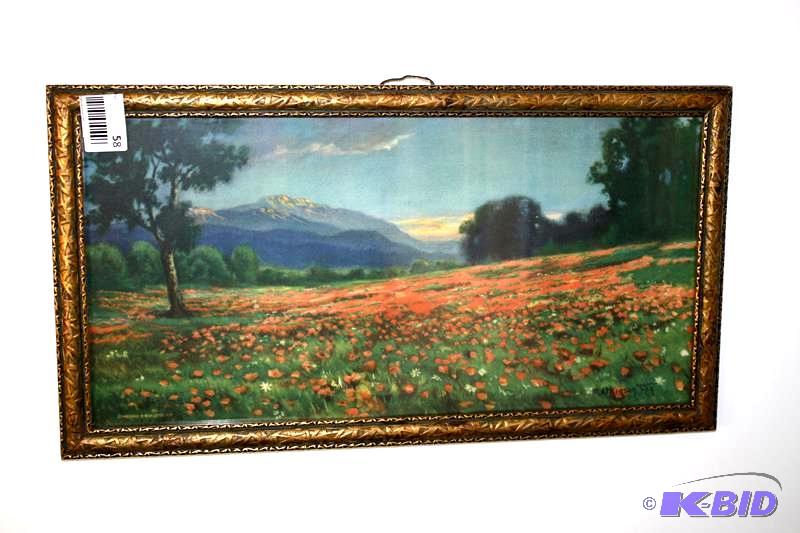 lot 58 image: Art Deco Print&nbspby R. Atkinson Fox, frame...