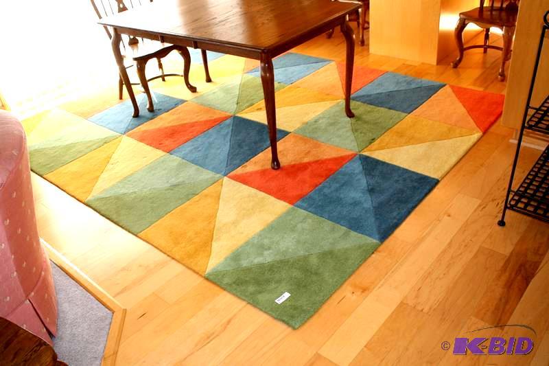 lot 66 image: Alliyah hand made area rug 8 x 10, AWESOME ge...