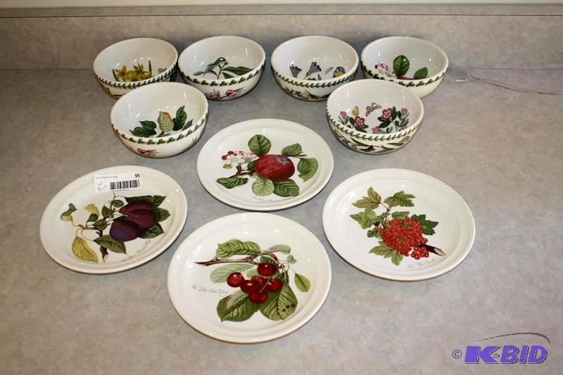 lot 95 image: Pomona, the Goddess of Fruit plates and bowls...