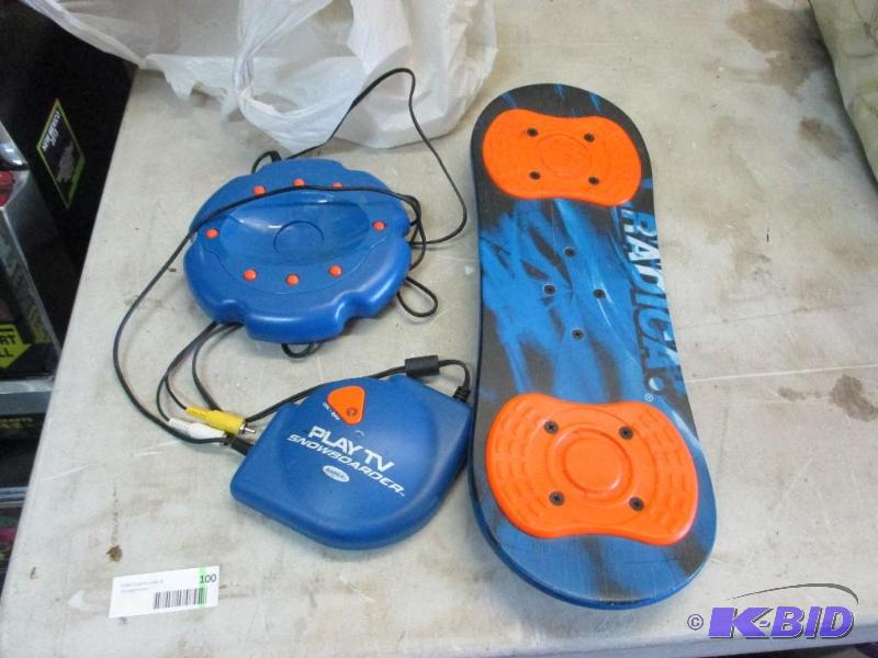 lot 100 image: Play TV snowboard game...