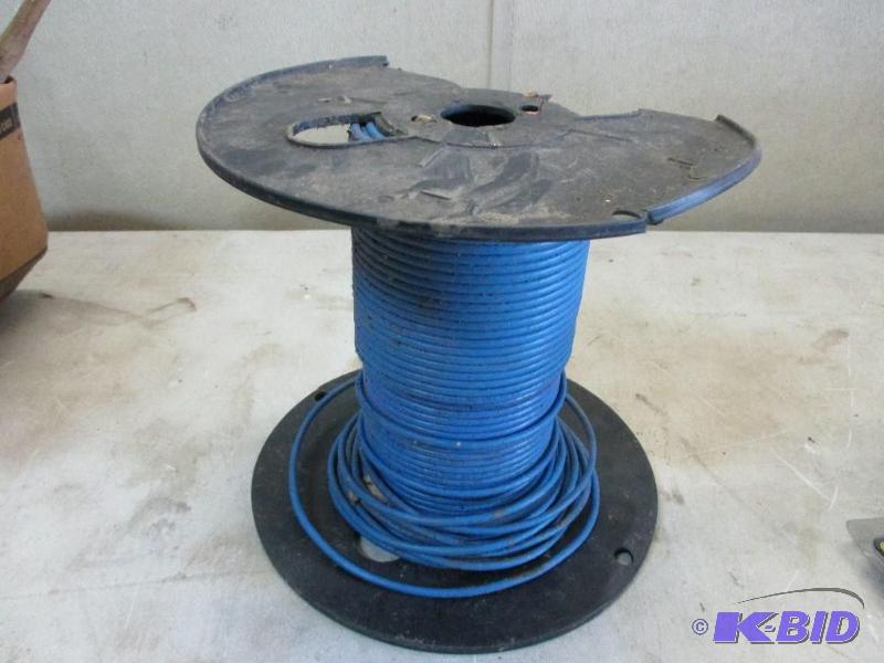 lot 127 image: partial roll of multiconductor wire...