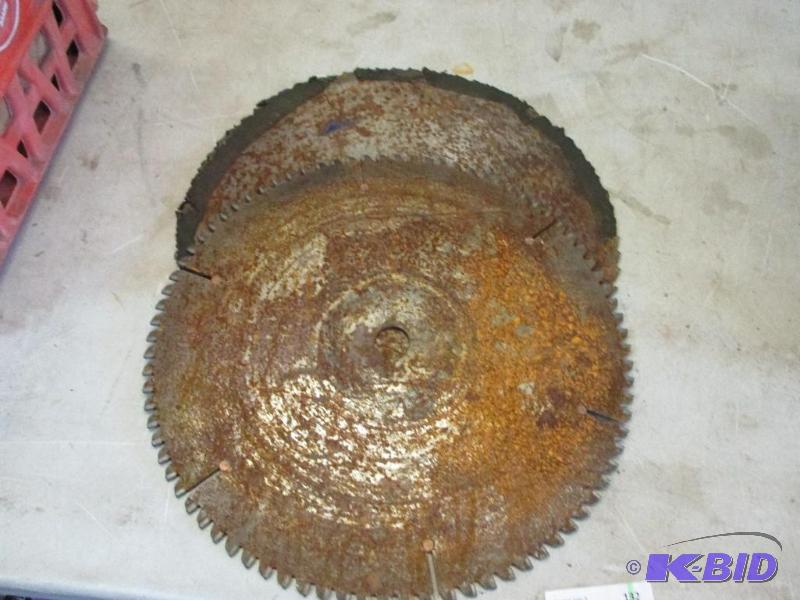 lot 132 image: 2 saw blades...