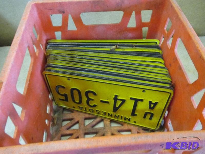 lot 136 image: license plates...