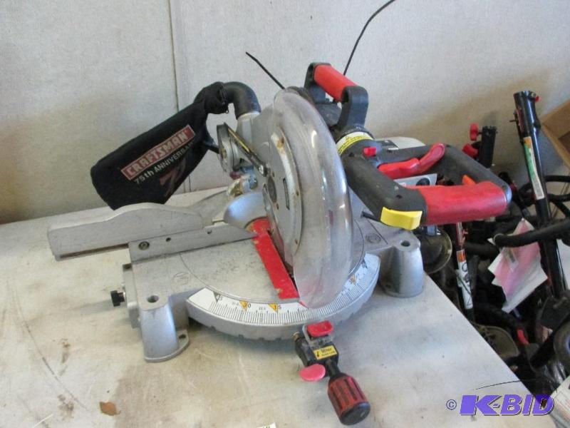 lot 144 image: craftsman miter box saw...