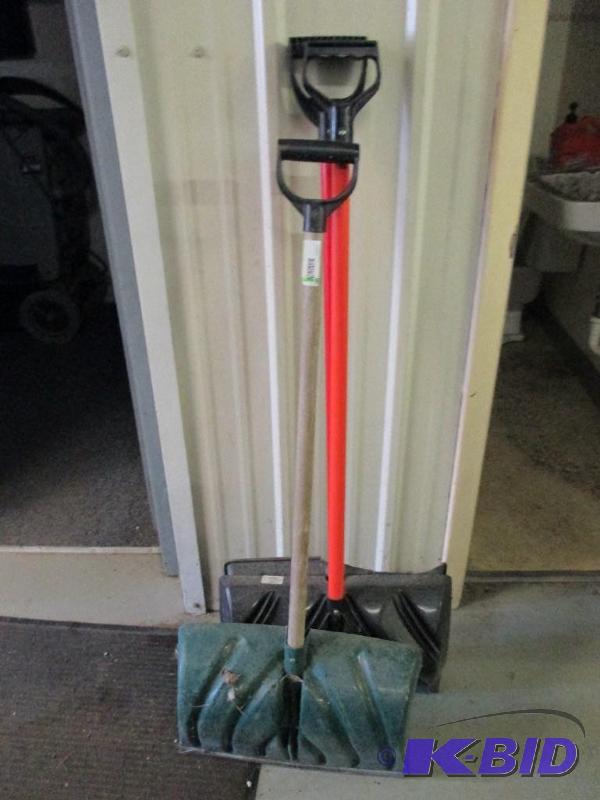 lot 145 image: 3 snow shovels...