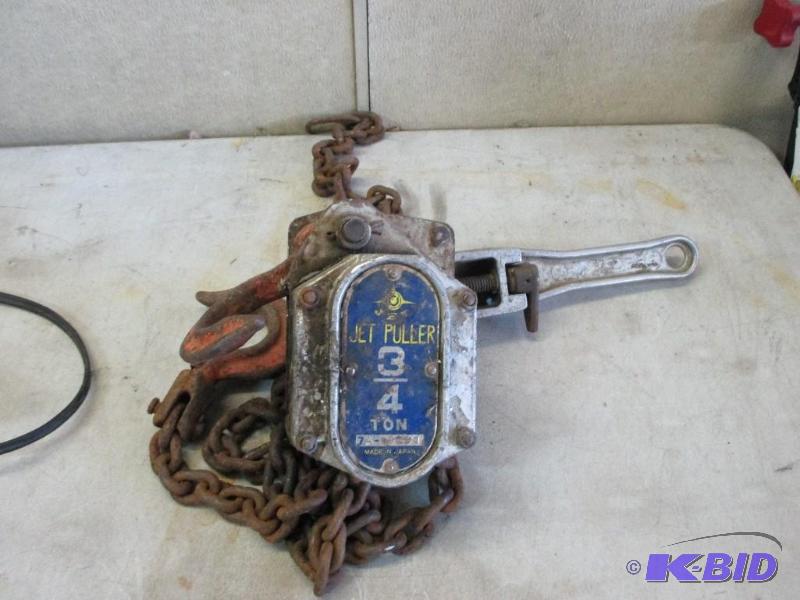 lot 42 image: 34 ton chain hoist...