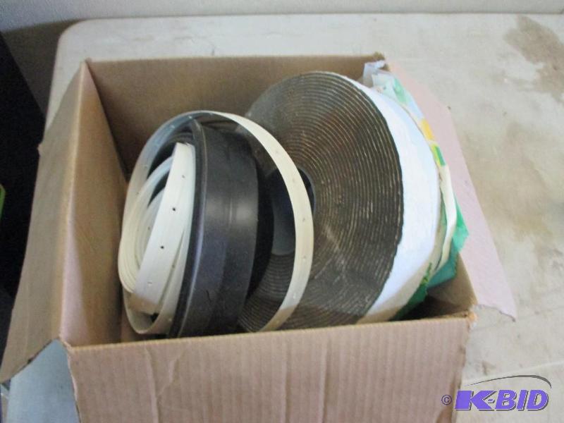 lot 63 image: weatherstripping tape...