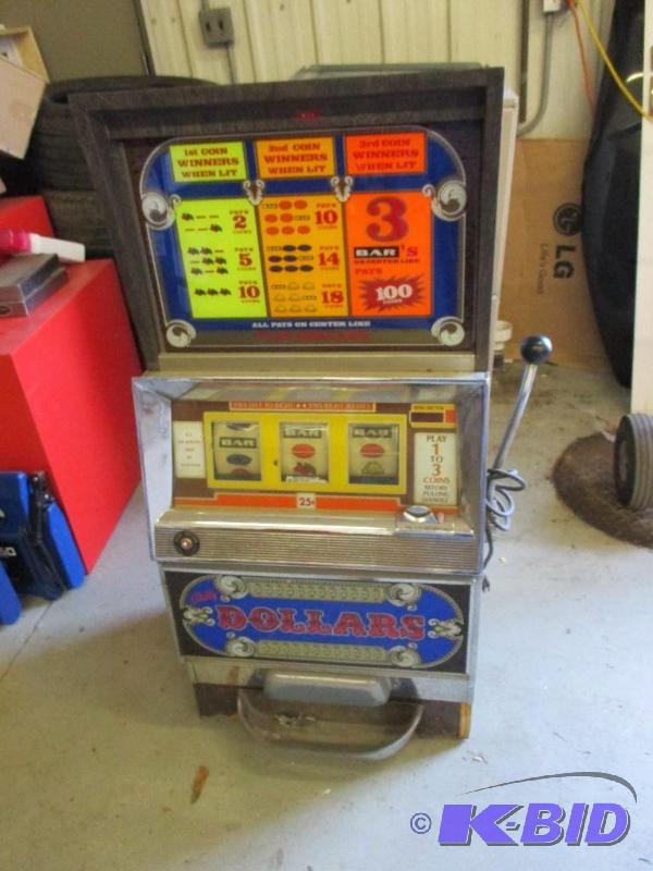 lot 80 image: Bally Dollars slot machine, works...