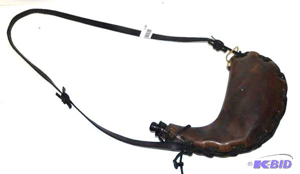 Leather wine pouch...