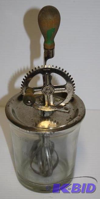 Antique A &amp J 1 qt beater...