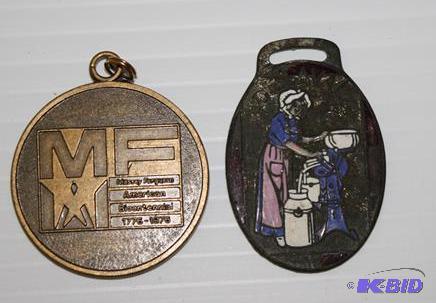 2 Vintage Advertising&nbspWatch Fobs-one DeL...