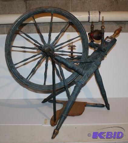 Antique spinning wheel J8 AHD 55, 33&quot ta...