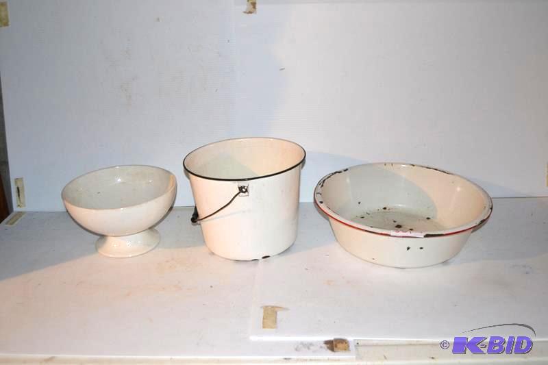 Porcelain bowl K.T.A.K. Co. White porcelain e...