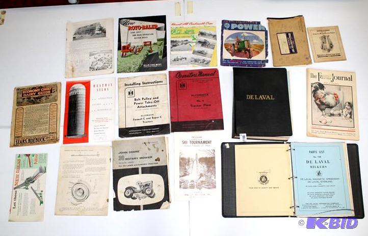 Vintage farm equipment manuals DeLaval Intern...