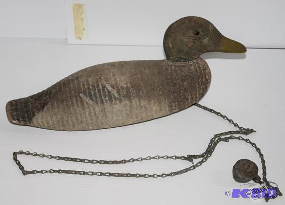 Antique Victor duck decoy 16&quot long...