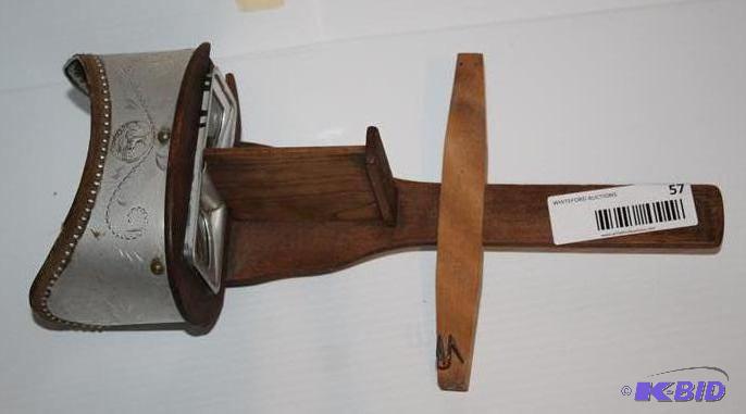 Antique wooden stereoscope viewer...