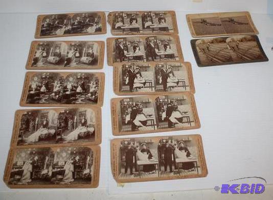 12 stereoscope cards , viewer not included 10...