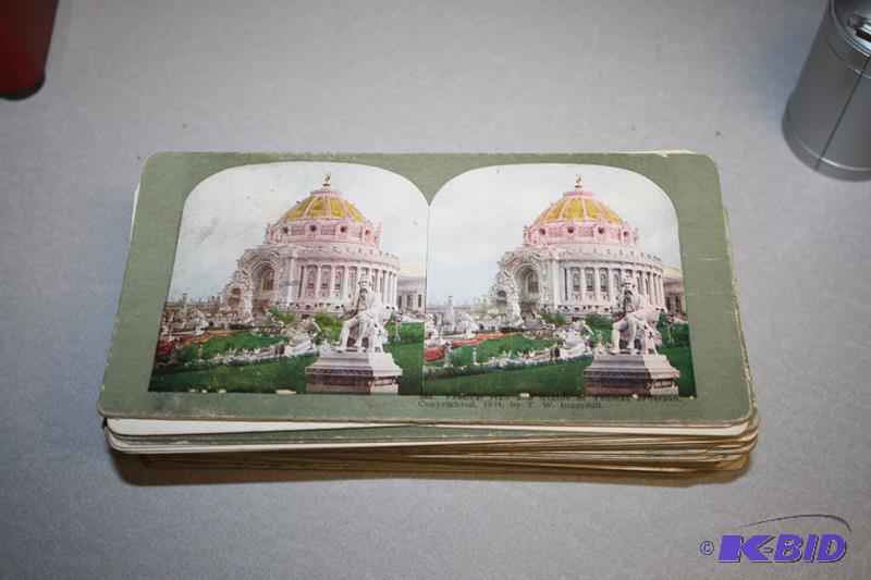 81 stereoscope cards of European &amp USA lo...