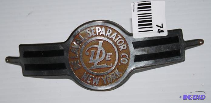 Vintage DeLaval sign maybe from a cream separ...