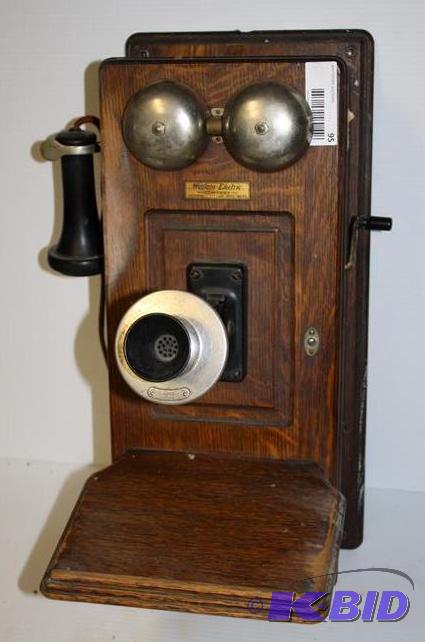 Western Electric antique wall phone 21&quot ...
