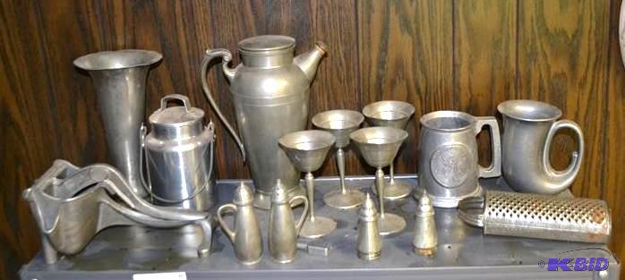 Pewter Items Minnesota State Fair mug salt pe...
