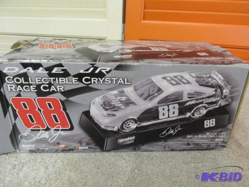 Dale Jr #88 - Collectible Crystal Race Car - New in the Box