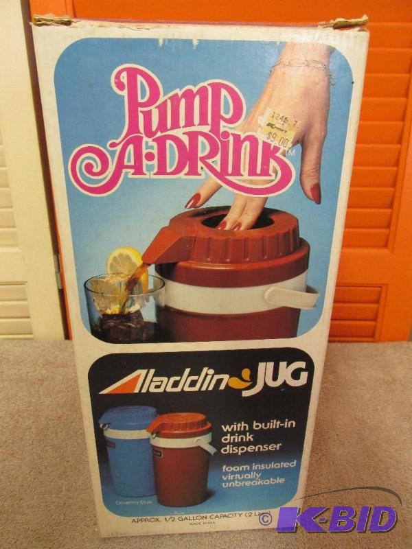 Pump-A-Drink Cooler - Aladdin Jug - Blue