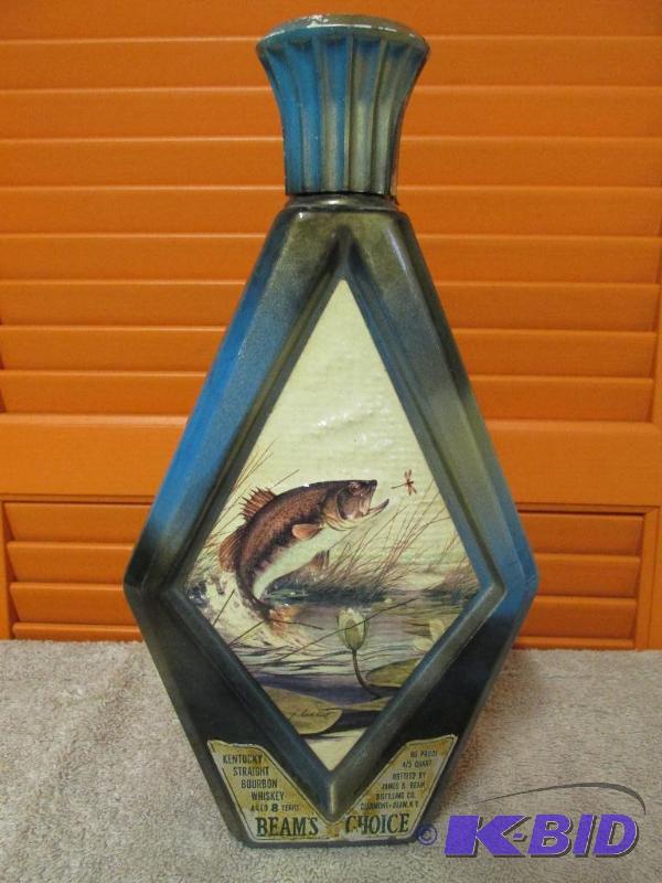 James Lockhart, artist inspired Jim Beam Bottle (Empty)