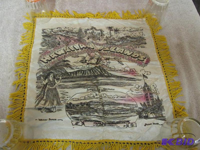 Antique, Vintage, Collectible Pillow Cover from Hawaiin Islands