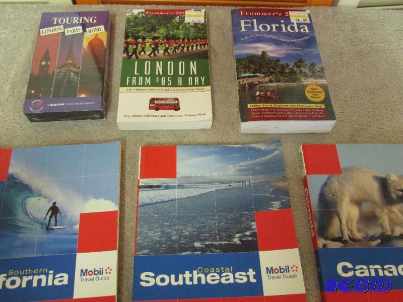 Travel Books - some are still in the wrapper