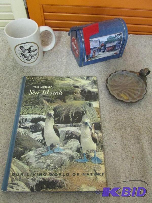 3 Travel-related items and a Coca Cola Mailbox to remind you to send home a post card