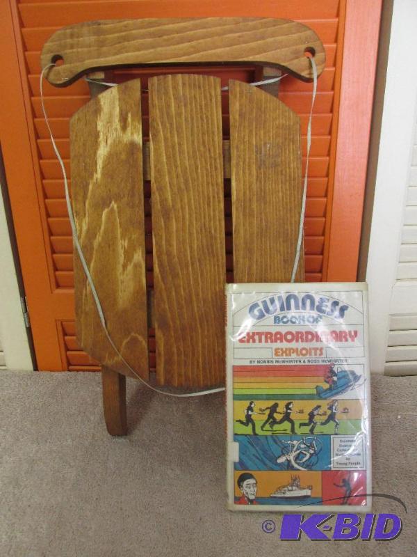 Small Decorator Sled and a Guinness Book of Sports