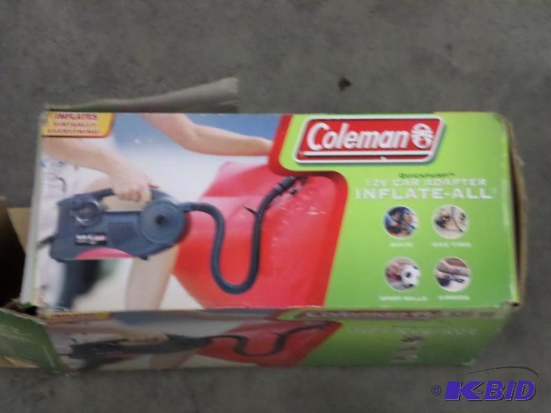 lot 23 image: Coleman 12Volt Inflate-All...
