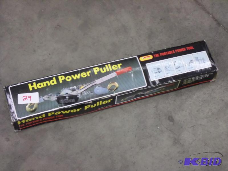 lot 24 image: Hand Power Cable Puller...