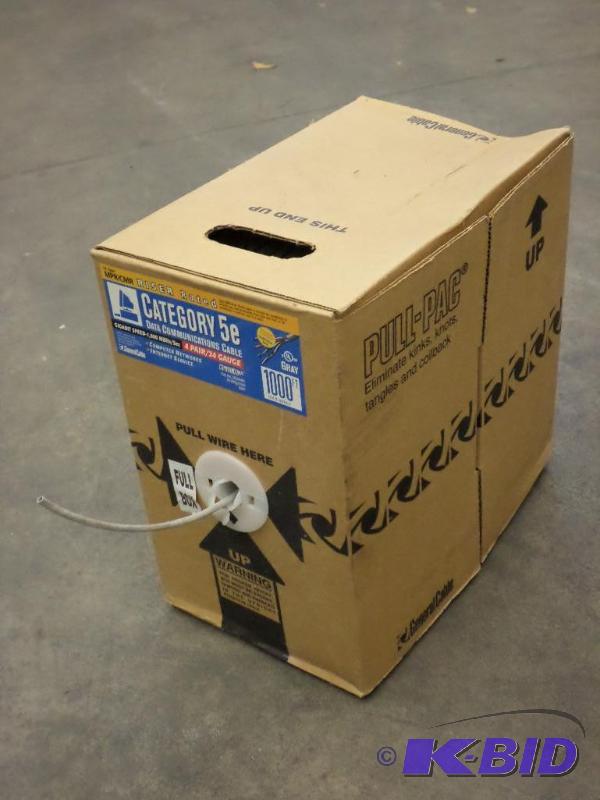lot 48 image: 1000ft Spool Of Category 5E Cable...