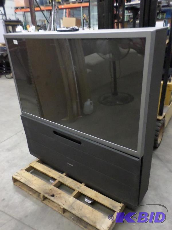 lot 58 image: Toshiba Big Screen HDTV With Remote, Works...